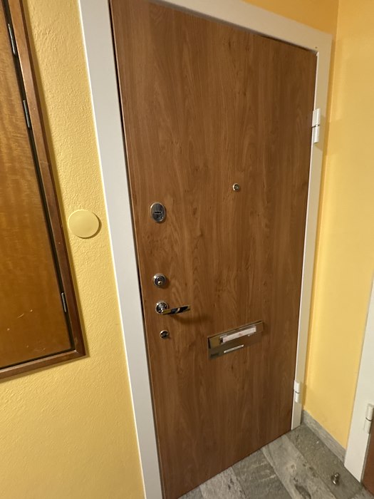 Säkerhetsdörr.