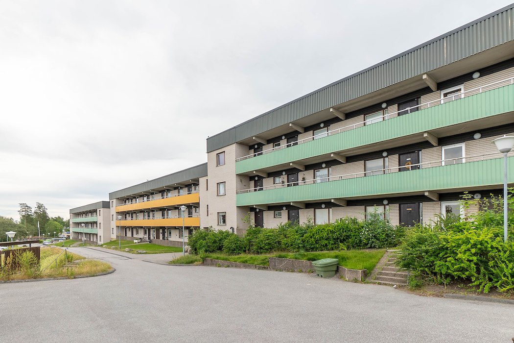 Markörstigen långa huset gatusida